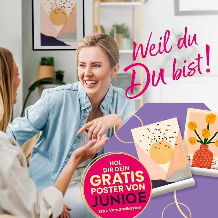 merci X Juniqe promotion