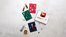 Fertige Dankeskarten mit merci Finest Selection.